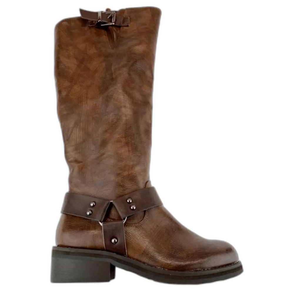 Very Volatile Meridee Brown Faux Leather Woman Boot